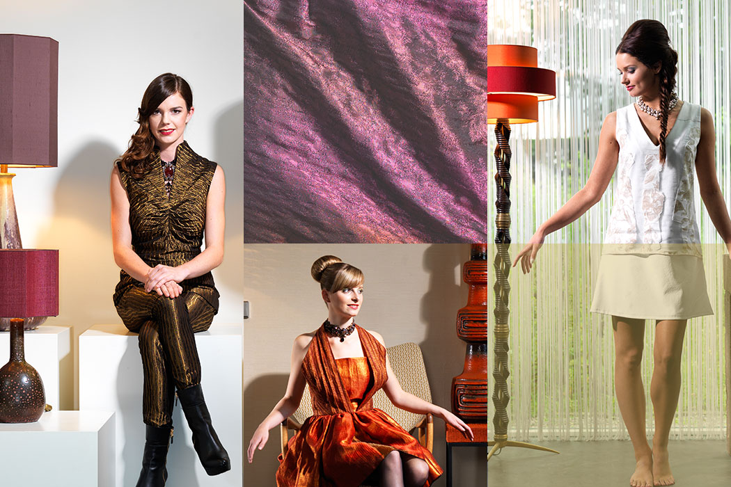 Photoshoot met stoffen van Ulf Moritz gepubliceerd door het magazine Navenant